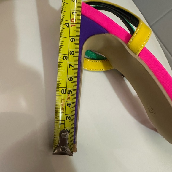 Colorful Strappy Heels - Picture 6 of 7